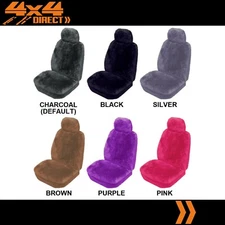 SINGLE PREMIUM ACRYLIC SHEEPSKIN CAR SEAT COVER FOR JEEP WRANGLER YJ
