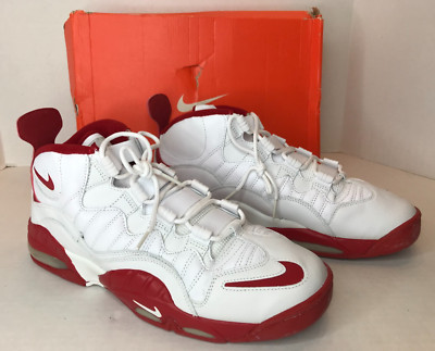 NEW Nike Air Max Sensation White Red Chris Webber RARE 315863-161 GRAILS sz 13