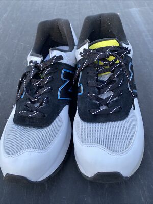 NEW BALANCE 574 RUGGED MEN's CASUAL SHOE BLACK/WHITE