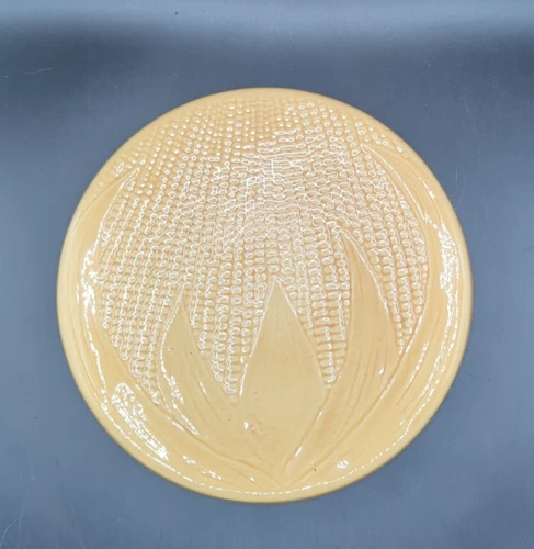 Vintage Stangl Pottery Harvest Yellow Maize-Ware Trivet Trenton NJ  7.5 Inches