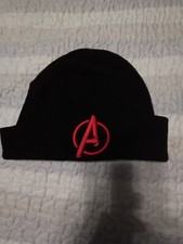 Black Avengers Beanie cap, one size ADULT