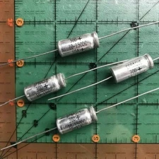 10uF 150v Sprague Axial Electrolytic Capacitor TE1507 30D Audio  105'c 4pcs