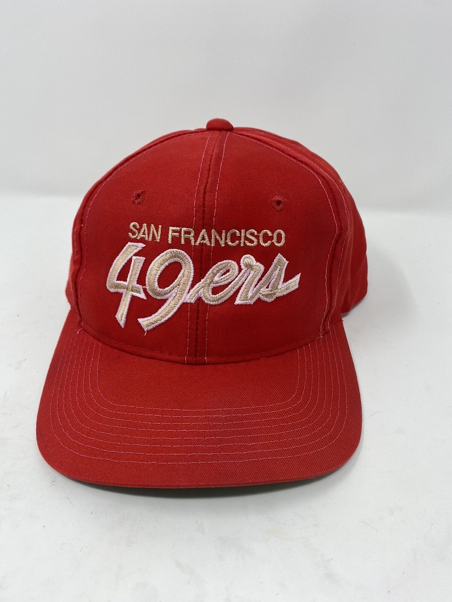サンフランシスコ49ers 90s vintage cap Vintage 49ERS San Francisco Cap 90s NFL Sport Hat Red Black