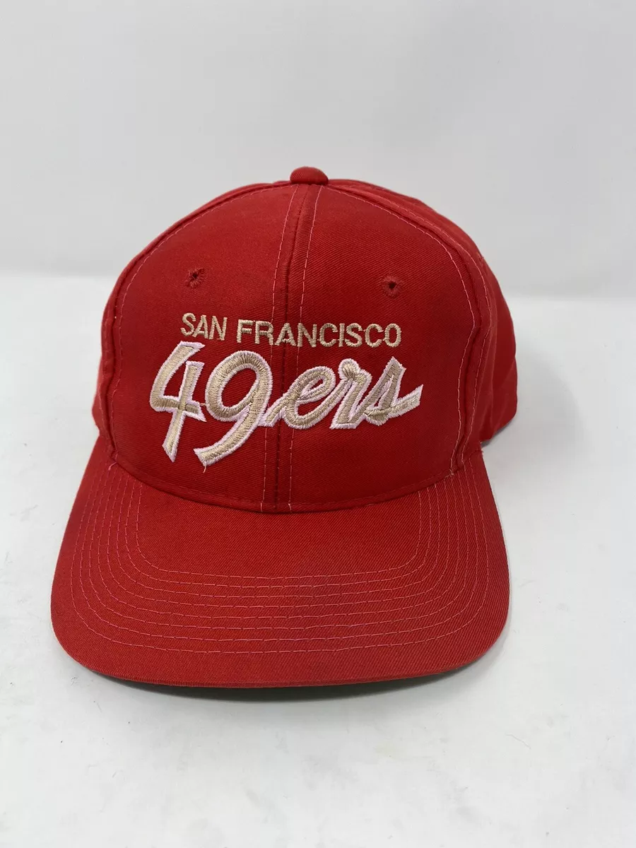 vintage sports specialties snapback san francisco 49ers script hat cap 90s