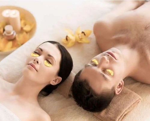 10 Pairs 20 pads Under Eye 24k Gold Crystal Collagen Powder Gel Pads Eye Masks - Picture 5 of 11