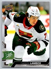 Carson Lambos 2024-25 Upper Deck AHL #6 Iowa Wild