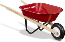 Kid'S Wheelbarrow, Red Toy Wheelbarrow for Children