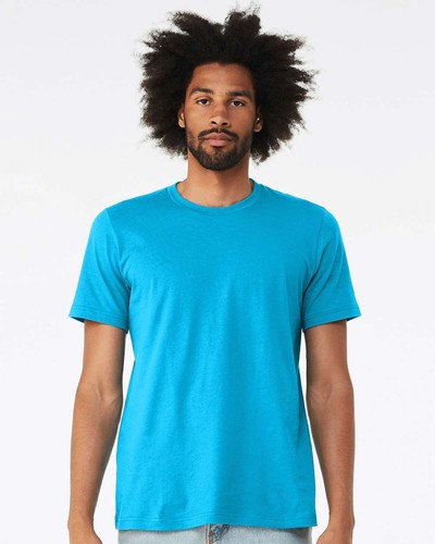 BELLA+CANVAS BC3001CVC Unisex Heather Neon CVC Crew Neck Stylish T-Shirt Tee - Picture 6 of 9