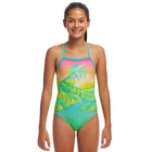 Funkita Girls Candy Climb ECO Strapped In One Piece Swimwear, Girls One Piece Sw