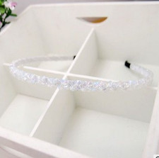 Fashion Women Jewel Gems Pearl Headband Crystal Hair Band Girl Ladies Headwear