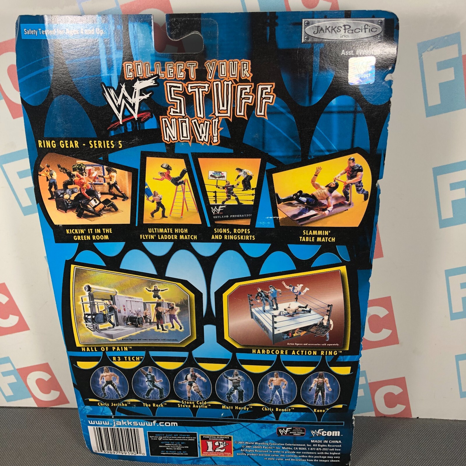 WWE WWF Wrestling Jakks Grapple Ring Gear Series 5 Ladder Match Tag Title Chair