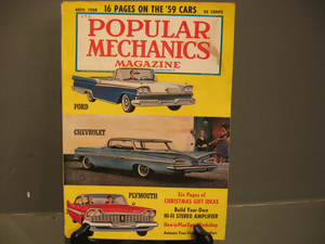 Popular Mechanics November 1958 | eBay