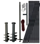 PWSAM Hand Auger DIY Water well Earth Borer 3.9 "- 7.1" and 3-55 feet