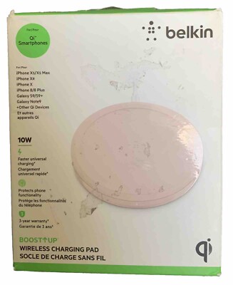 Belkin Boost Up 10W Wireless Fast Charging Pad Pink