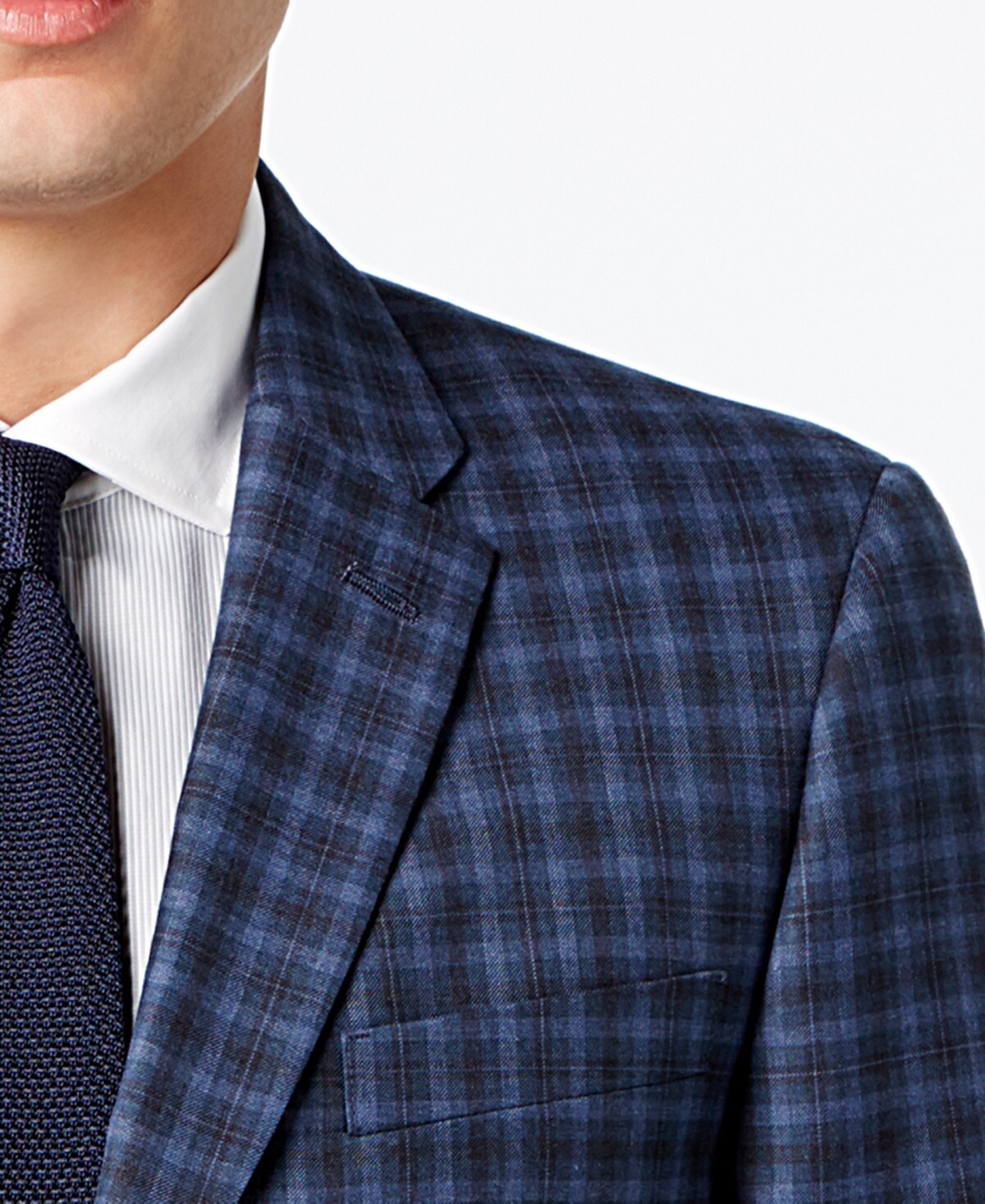 Tommy Hilfiger Slim Fit Blue Check Sport Coat Mens Size 36r for 