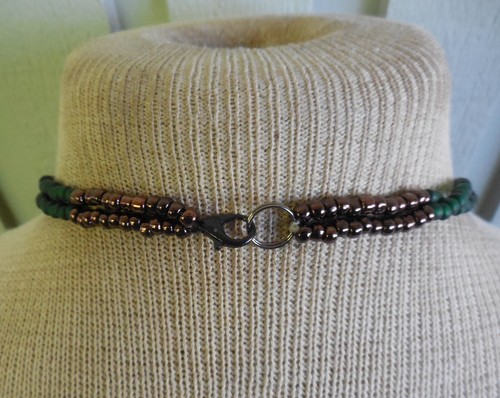 Beaded Necklace Pouch with Fringe Tassels Medicine Bag Coin Purse Talisman Case - Picture 8 of 8