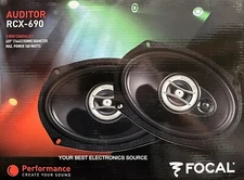 Focal Auditor RCX-690 6x9-inch 3-Way Car Audio Coaxial Speakers Pair Brand NEW