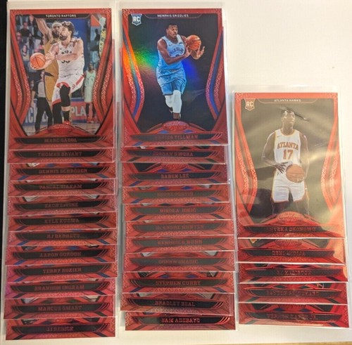 2020-21 CERTIFIED MIRROR RED BASKETBALL - COMPLETE YOUR SET - YOU PICK !!
