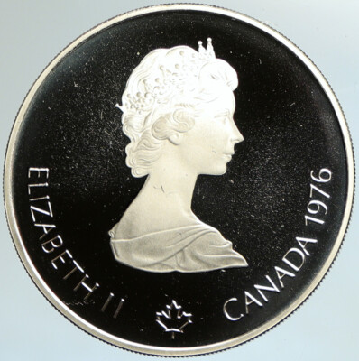 1976 CANADA Elizabeth II Olympics Montreal Village Proof Silver $5