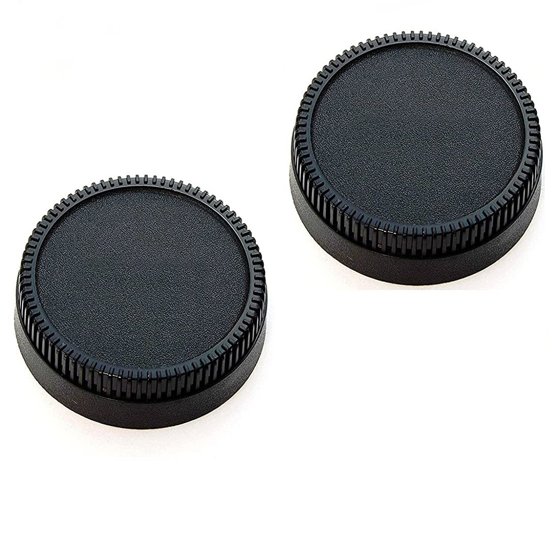 2 TAPPI POSTERIORE OBIETTIVO COMPATIBILE CON NIKON AF EF AI F 2 per TAPPO LF-1