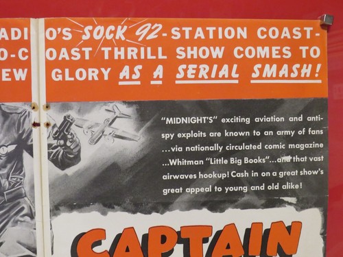 CAPTAIN MIDNIGHT ORIGINAL 1942 US CINEMA 2 PAGE TRADE ADVERT Dave O'Brien RARE - Bild 3 von 10