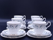 Royal Standard 'Garland' Tea Cups/Saucers/Plates-Set of 6 Tea Trios