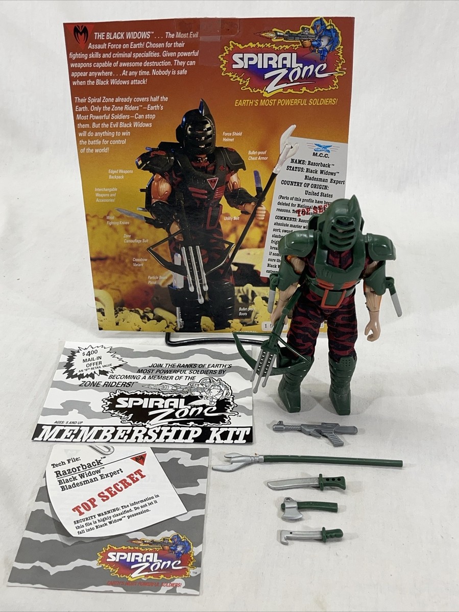 Tonka トンカ スパイラルゾーン ヒロ・タカ フィギュア 1987 Tonka Spiral Zone LT. HIRO TAKA Soldier Action Figure