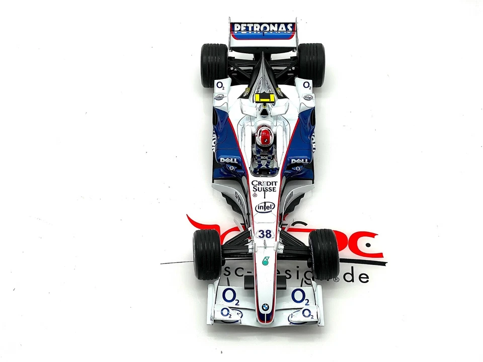 1:18 Kubica BMW Sauber F1.06 Testdriver Umbau GP France  free Practice - Bild 4 von 4