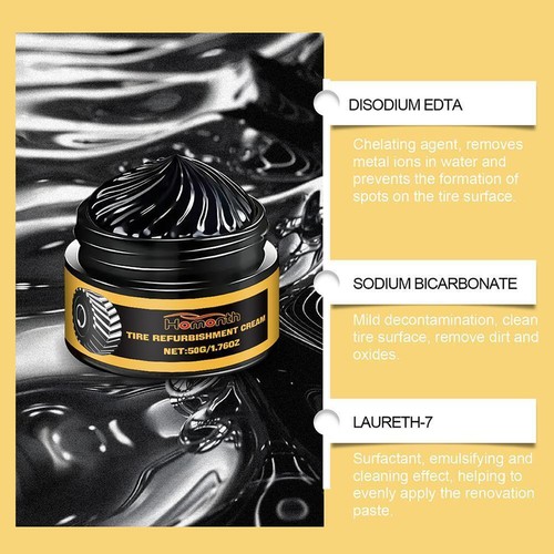 Tire Shine Coating Tyre Gloss Hydrophobic Sealant Wax Lasting UK. Long T0Z7 J5X8 - Foto 10 di 16