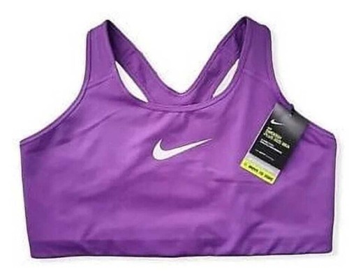 Nike Womens Plus Size Dri-Fit Swoosh Medium Support Sports Bra Chz Size & Color - Picture 21 of 22