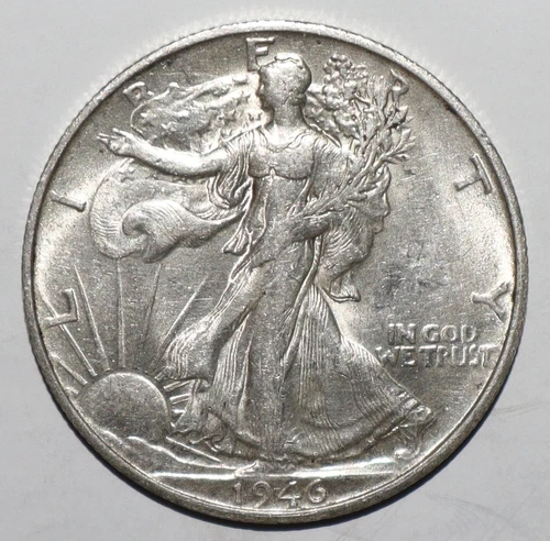 1946 S Walking Liberty Half Dollar AU (O147)