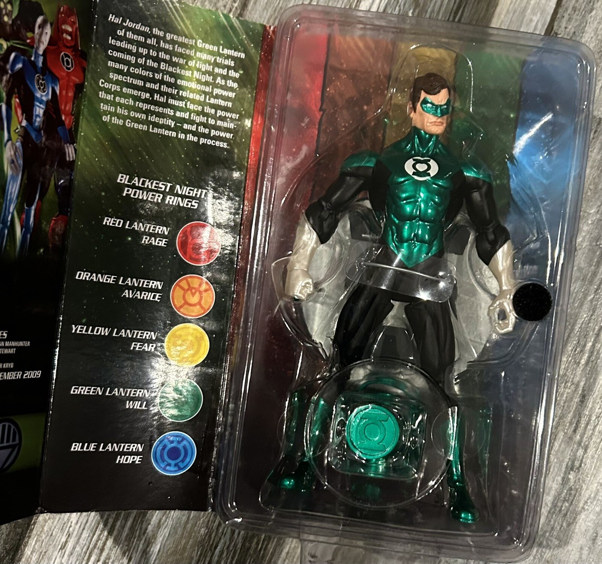DC Direct Blackest Night Green Lantern SDCC Exclusive 3000 Hal