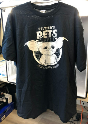 Nerd Block Gizmo Peltzer's Pets Gremlin T-Shirt (Size 2XL) - Black - NEW