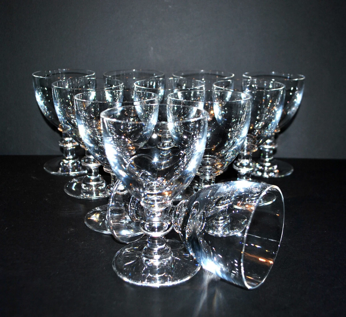 30 verres à eau modèle Trianon en cristal de Saint Louis (prix