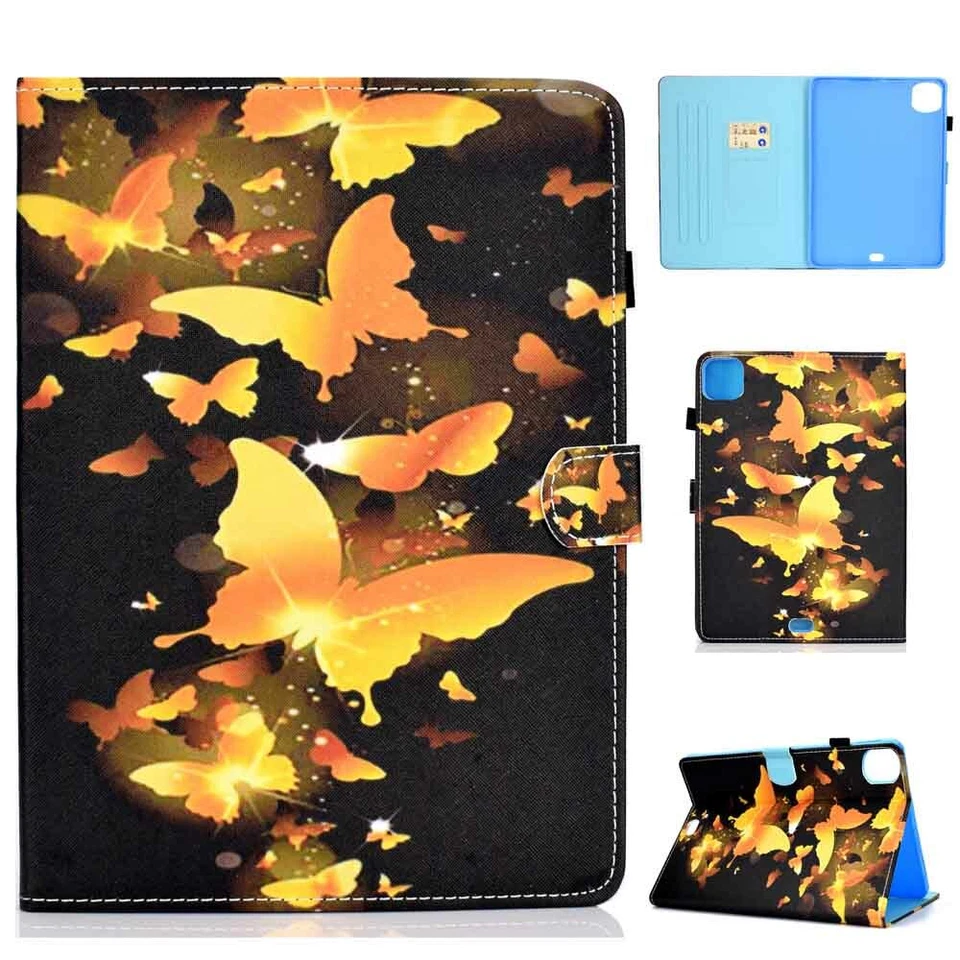 For iPad Pro 11 2nd Gen 7th 6th 5th Mini Patterned Flip Leather Stand Case Cover - Image 2 of 4