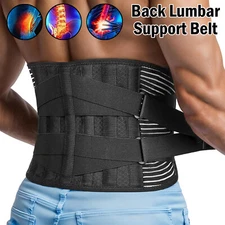 Men & Women Back Brace for Lower Back Pain Relief Lumbar Support Sciatica Belt