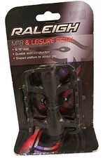 Pair Of Raleigh REA306 9/16 Inch Axel Thread MBA Resin Pedals New