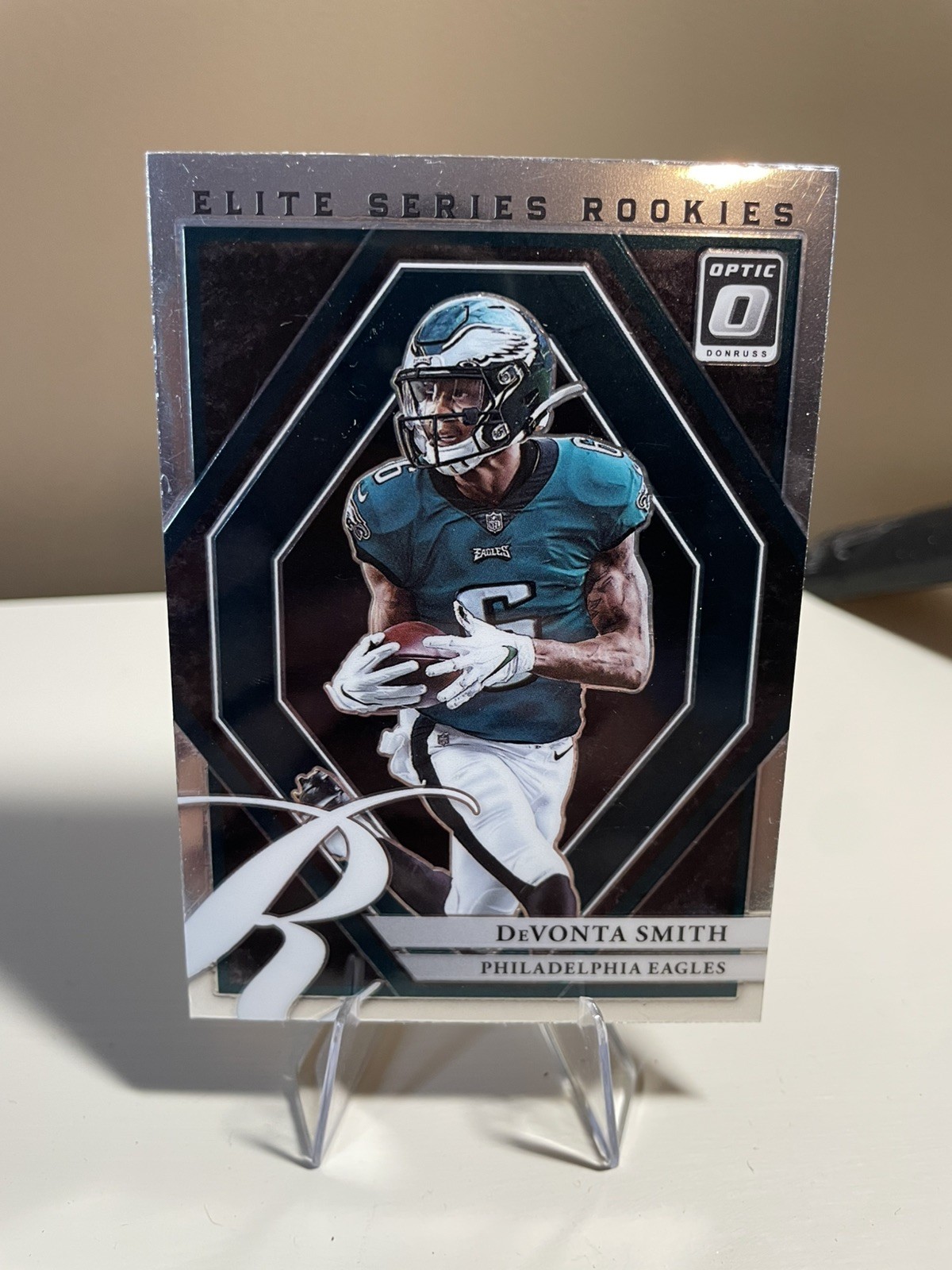 2021 Donruss Optic #ESR-5 DeVonta Smith The Elite Series Rookies (RC) Eagles