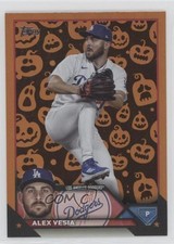2023 Topps Update Jack-O'-Lantern Foil Alex Vesia #US261 1b3