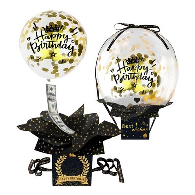 Birthday Surprise Box, DIY Money Gifts Birthday with Balloons Ha...