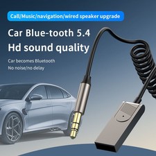 3.5MM USB Receiver Blue-Tooth AUX Car Auto Stereo Audio Stretchable Adapter Cord