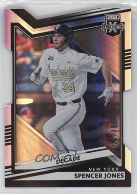 2022 Panini Elite Extra Edition Decade Die-Cut 126/203 Spencer Jones #25 o7m