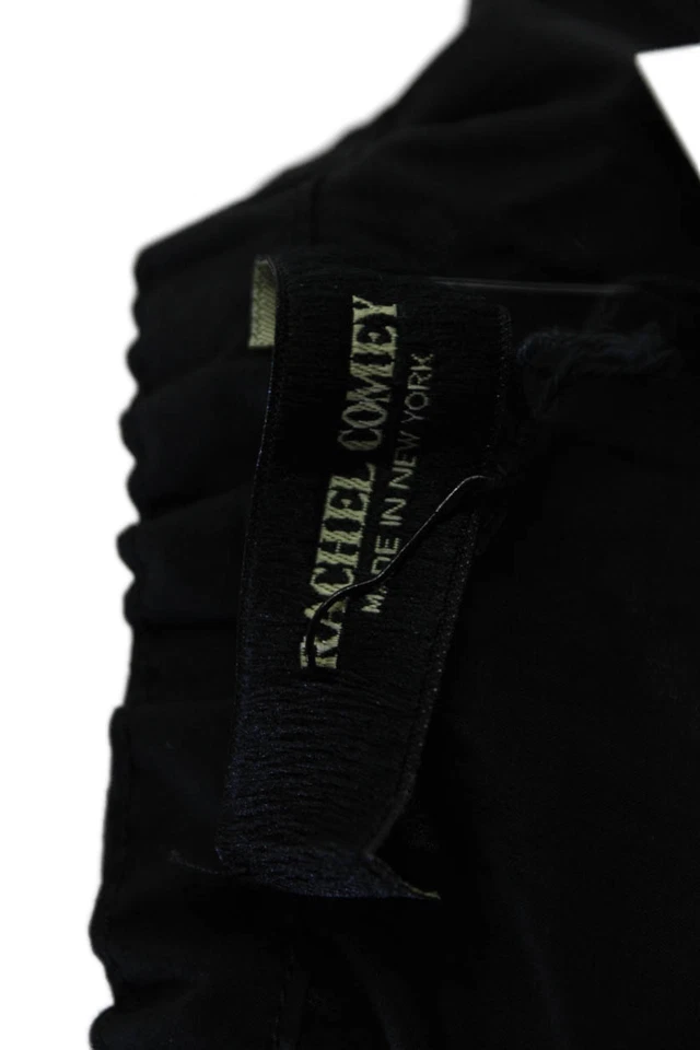 Rachel Comey Womens Black Kaftan Dress Square Neck Knee Length Size XS - Image 4 of 4