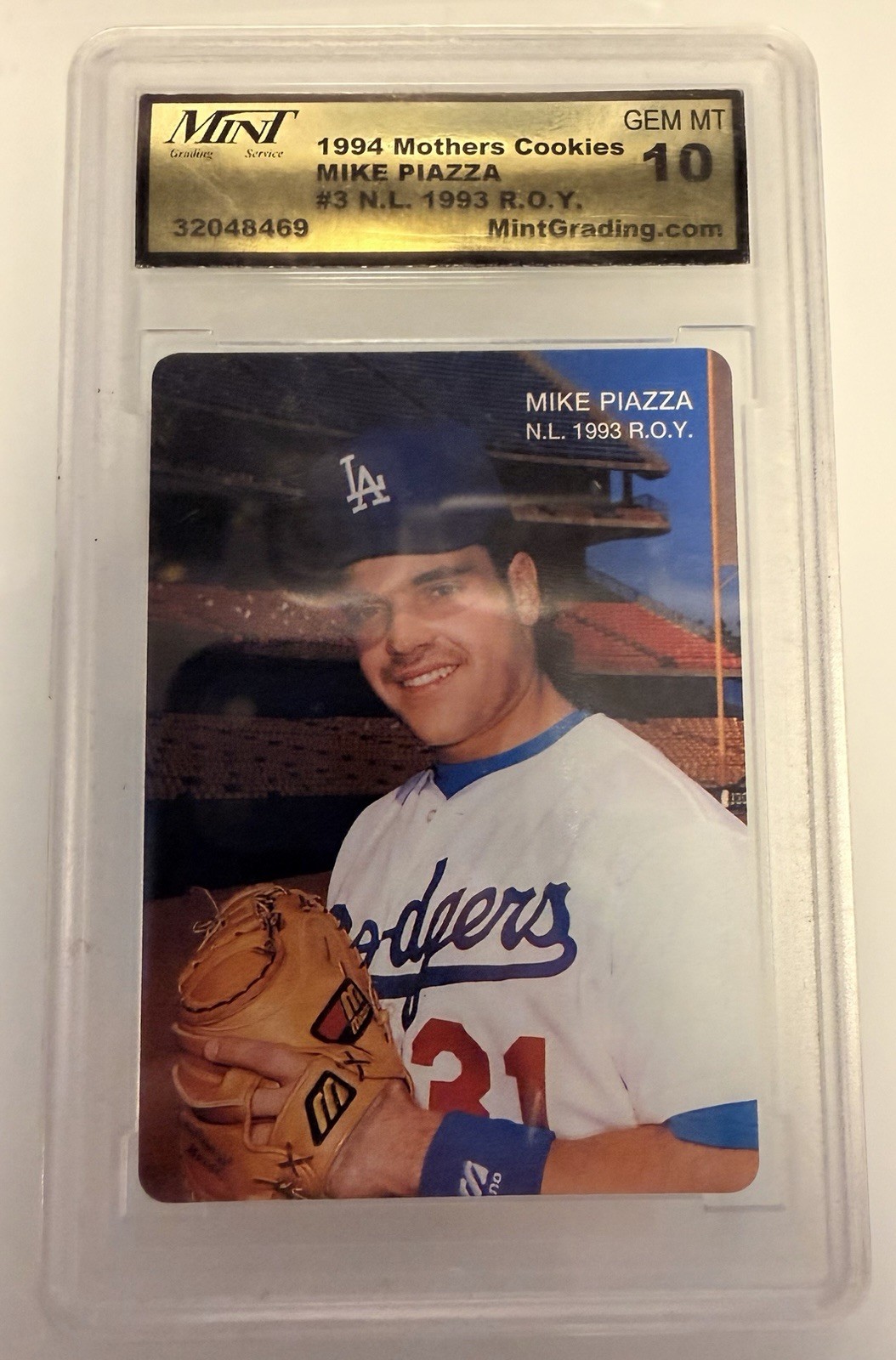 1994 Mother's Cookies 1993 Rookies of the Year - MIKE PIAZZA #3