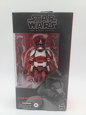 LAST ONE! Star Wars Black Series Clone Commander Fox 6'' Action Figure HASBRO