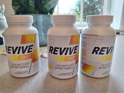 Revive Daily GH & Deep Sleep Support Formula 120 Capsules  ***LOT OF 3