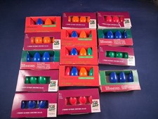 Vintage Christmas Light Bulbs Lot Of 55 Assorted C7 New Untested 18FB