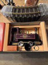 Mamod Live Steam Engine Jubilee Sl6 Gage 1 And Track 4 Foot Circle