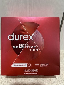 durex lubricated latex condoms extra sensitive Durex Adeventure Variety Pack Condom Assortment Box main image 0
