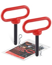 2Pack Hitch Pin, 1/2 x 3 Inch Trailer Hitch Pin with Clip and Rubber-Coated H...